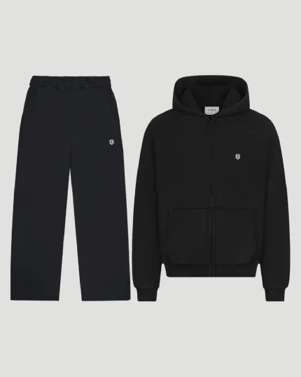 Su Zipper Tracksuit Black – Suvene (10)